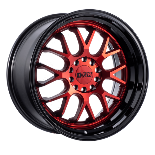 F1R F21 5x100/5x114.3 17x8.5 +35 Candy Red/Black Lip v2