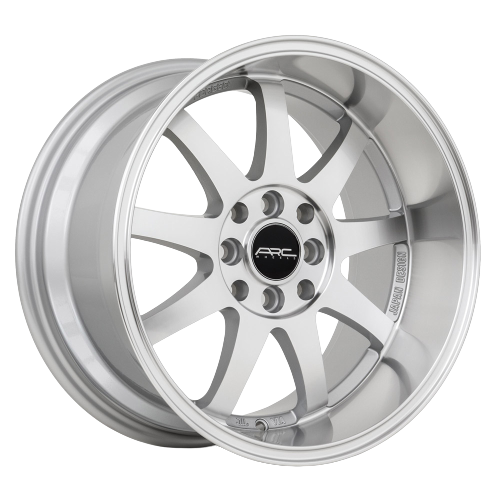 ARC AR4 4x108 16x8.5  +20 Silver Machine Face Lip