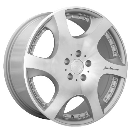 MRR VP3 5x100 - 5x120.65 19x8.5  +15-45 Silver Machine Face