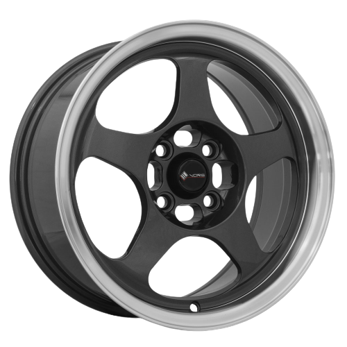 Vors SP1 4x100/4x114.3 16x7  +38 Hyper Black Machine Lip