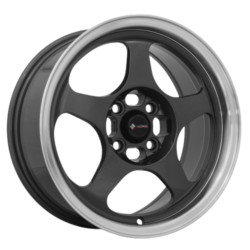 Vors SP1 4x108 16x7  +38 Hyper Black Machine Lip