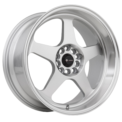 Vors SP1 5x105 17x8  +35 Silver Machine Face Lip