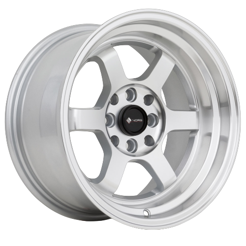 Vors TR7 4x100/4x114.3 15x8  +0 Silver Machine Face Lip