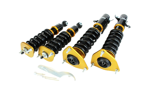 ISC Basic Coilover Kit Track/Race With Triple S Upgraded Coilover Springs For 2003-2006 Mitsubishi Evo 8 ISC-M010B-T-TS