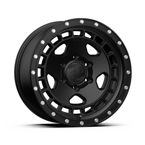 fifteen52 TURBOMAC HD 5x127 17x8.5 +0 ASPHALT BLACK (SATIN BLACK/STEEL HARDWARE)