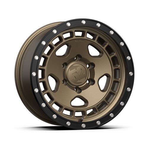 fifteen52 TURBOMAC HD 5x150 17x8.5 +0 BLOCK BRONZE (MATTE BRONZE/SATIN BLACK RING/STEEL HARDWARE)