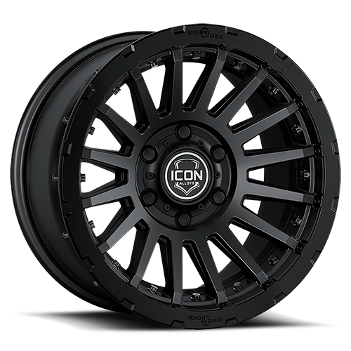 ICON ALLOYS RECON PRO 8X170 17x8.5 +6 SATIN BLACK