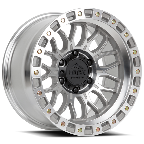 LOCK OFFROAD COMBAT 6x139.7 17x9-12 Machining With Clear Coat