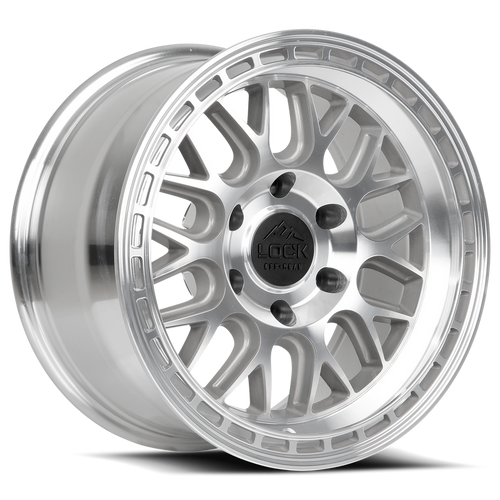 LOCK OFFROAD ONYX 5x127 17x9-12 Machining With Clear Coat