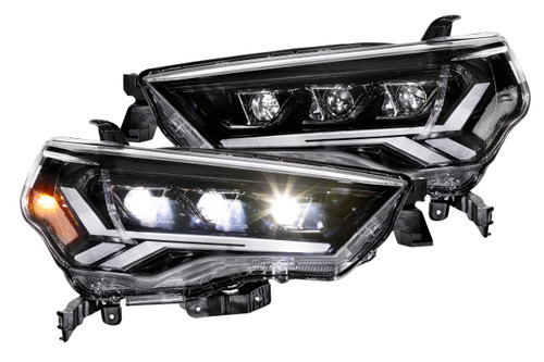 Morimoto Carbide LED Headlights: Toyota 4Runner (14-23) (Pair / Amber Sidemarker) GTR.HL20