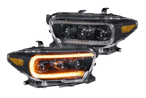 Morimoto MM XB Headlights: TACOMA (16-20)(AMBER DRL) LF530.2-A-ASM