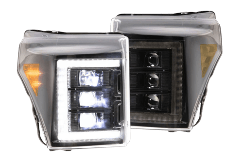 Morimoto XB HEADLIGHTS SUPER DUTY 11-16 WHITE DRL LF505-ASM