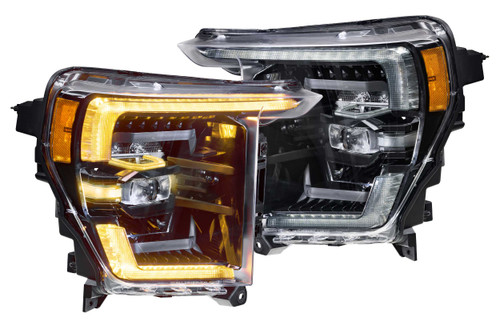 Morimoto XB Headlights: Ford F150 (2021+) (Amber DRL) LF498-A