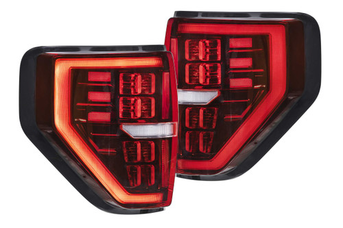 Morimoto XB LED Tail Lights: Ford F150 (09-14) (Pair / Red) LF720