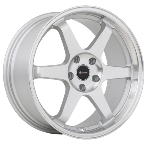 Vors TR37 5x115 17x8 +35 Silver Machine Face Lip