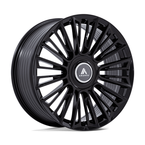 Asanti Black AB049 PREMIER BLANK 26x10 +20 GLOSS BLACK