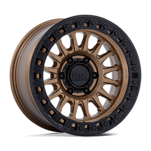 KMC KM552 IMS 5X127 17x8.5 -10 MATTE BRONZE WITH GLOSS BLACK LIP