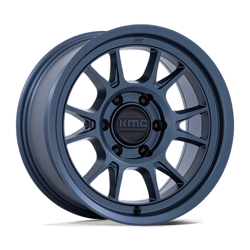 KMC KM729 RANGE 5X127 17x8.5 +0 METALLIC BLUE