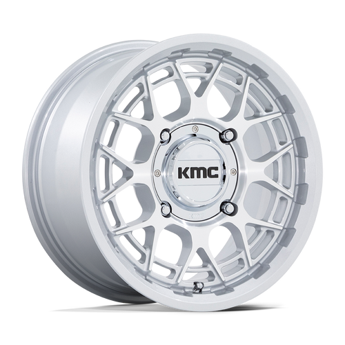 KMC Powersports KS139 TECHNIC UTV 4X137 15x7 +38 GLOSS SILVER MACHINED