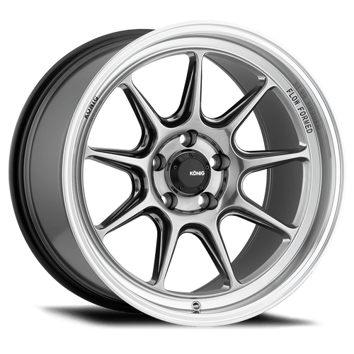 Konig Countergram 5x108 19x8.5+43 Hyper Chrome / Machined Lip