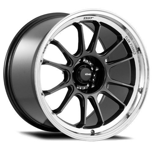 Konig Hypergram 5x114.3 18x9.5+25 Metallic Carbon w/ Machined Lip