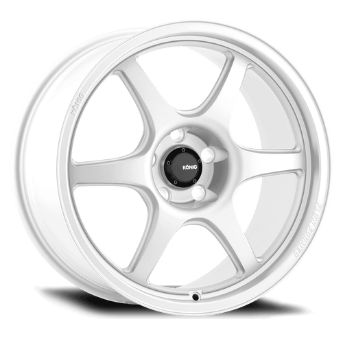 Konig Hexaform 5X114.3 18x8.5+43 Gloss White Flow Formed