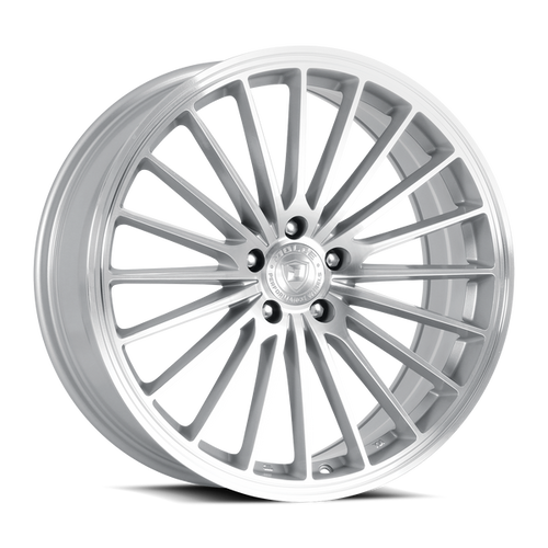 DOLCE PERFORMANCE GHOST 5x120 19x8.5 +28 Gloss Silver Machined Face