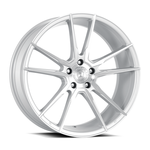 DOLCE PERFORMANCE VAIN 5x112 19x8.5 +28 Gloss Silver Machined Face