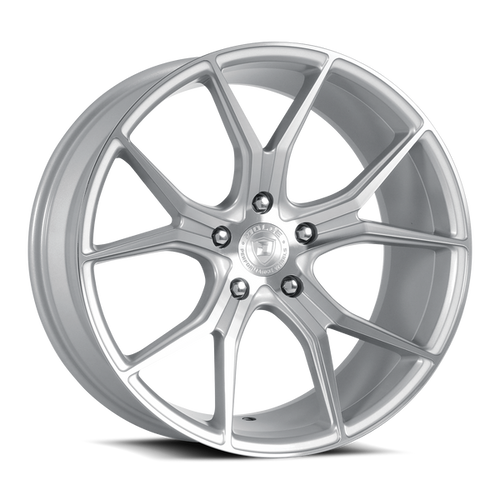 DOLCE PERFORMANCE ELEMENT 5x112 18x8.5 +35 Gloss Silver Machined Face
