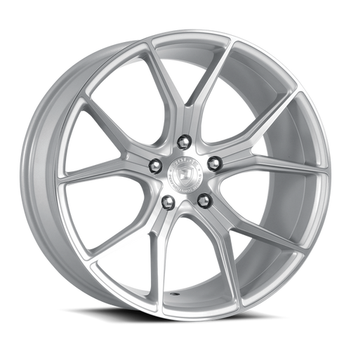 DOLCE PERFORMANCE ELEMENT 5x112 19x8.5 +28 Gloss Silver Machined Face