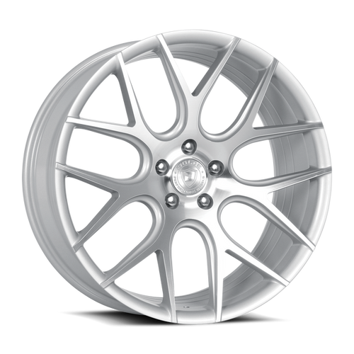 DOLCE PERFORMANCE MONZA 5x112 20x8.5 +28 Gloss Silver Machined Face