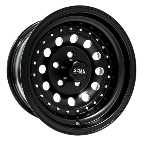 Scale 4X4 Bandit II 5x114.3 15x7.0 -6 Matte Black