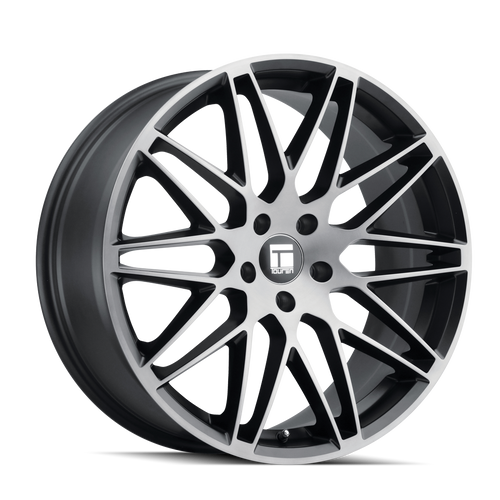 TOUREN TR75 3275 5x120 18x8 +40 MATTE BLACK BRUSHED WITH DARK