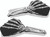 Kuryakyn Skeleton Hand Mirrors Chrome/Black - 1759 Photo - Primary