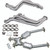 BBK 99-04 Ford Mustang Cobra/Mach1 1-5/8 Long Tube Headers w/High Flow Catted X-Pipe (Ti Ceramic) - 15332 Photo - Primary