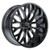 TIS 565B 6X135 24x12 -44 Gloss Black & Painted lip logo