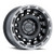 Raceline 957BS Halo 6X135 17x9 -12 Black and Silver Lip