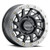 Raceline A12BG Squad 4X137 15x7 10 Black and Gunmetal Ring