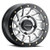 Raceline A12SB Squad 4X137 15x7 38 Silver and Black Ring