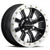 Raceline A71 Mamba 4X156 14x7 5 Black and Machined Ring