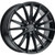Platinum 461BK Exodus 5X112 18x8 +40 Gloss Black with Clear-Coat