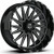 TIS 547BM 8X170 22x10 -19 Gloss Black w/Milled Accents