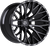 TIS 566BM 8X180 20x10 -24 Black w/Milled Accents