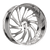 Amani Atlantic 5x115/5x120 22x9 +15 Brush Center Chrome Lip