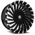 Azara AZA-501 6x135/6x139.7 30x9.5 +23 Gloss Black & Machined