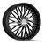 Cavallo CLV-43 5x114.3/5x120 22x8.5 +38 Gloss Black & Machined