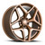 O.E. Revolution Z28 5x120 22x10 +25 Matte Bronze