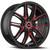 Spec-1 SP-56 4x100/4x114.3 18x8 +38 Gloss Black & Red Machined