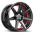 Spec-1 SP-73 5x105/5x114.3 17x7.5 +42 Gloss Black & Red Undercut