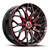 Spec-1 SP-57 5x110/5x114.3 17x7.5 +42 Gloss Black & Red Machined